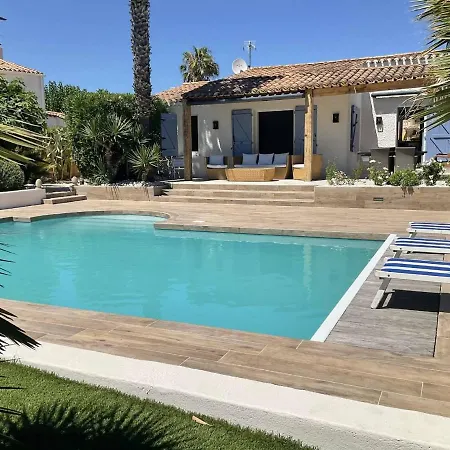 Villa Climatisee Avec Piscine, Jardin Et Parking - 8 Personnes, Proche - Fr-1-607-182 *